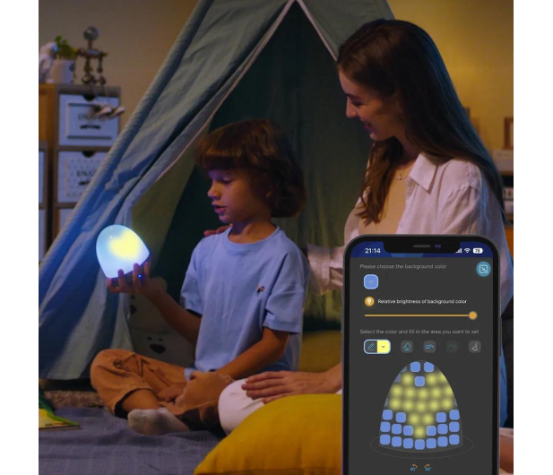 Govee Lampa LED H6057 Night Light RGBICW 100lm 3000mAh WiFi Blueto - 1373501 - zdjęcie 3